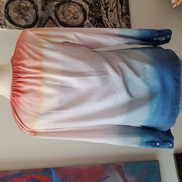 Clinton& Kelly ombre blouse - Picture 3 of 8
